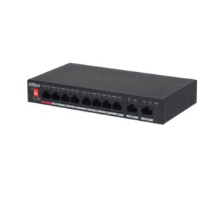DAHUA DH-PFS3010-8GT-96 - Switch Conmutador de 8 puertos POE 96w. Giga 10/100/1000.