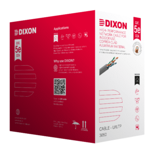 DIXON 3050 INTERIOR, CABLE DE RED UTP CATEGORÍA 5E 305 MTS (GRIS)