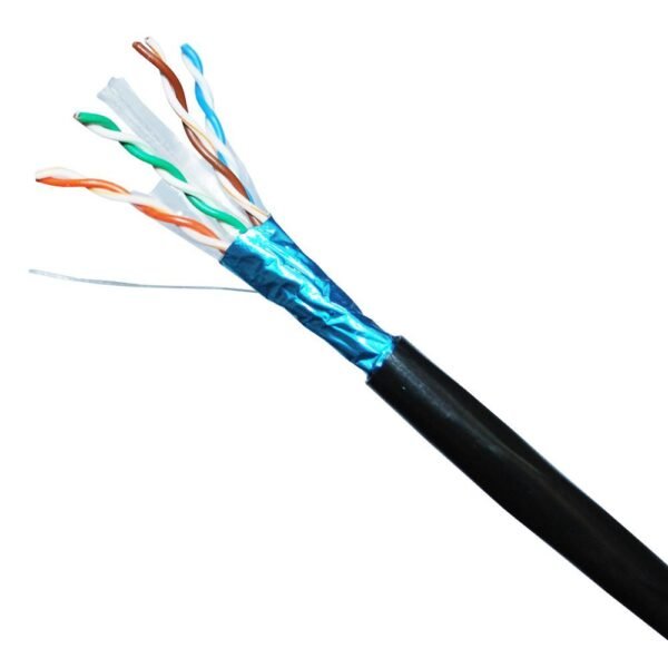 DIXON 9067 Cable UTP CAT 6 23 AWG cobre apantallado chaqueta negra exterior x 305mts - Imagen 2
