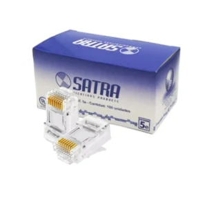 CONECTORES SATRA PLUG CAT 5E