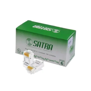 CONECTOR SATRA PLUG RJ45 CAT 6