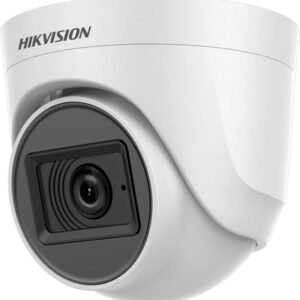 HIKVISION DS-2CE76H0T-ITPFS  4 EN 1 CON AUDIO (TVI, CVI, AHD Y CVBS), TURRET PLASTICA, 5MP