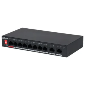DAHUA DH-PFS3010-8ET-96 Switch Conmutador de 8 canales POE 96w. 10/100mbps.