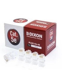 DIXON CONECTOR PLUG CAT5E RJ45 CAJA X100U