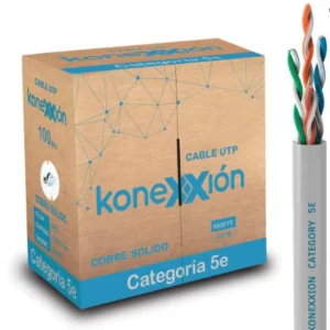 Cable UTP KONEXXION, Cat5E gris x 305mts