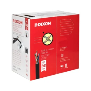 DIXON 3050 BK INTERIOR, CABLE DE RED UTP CATEGORÍA 5E 305 MTS (NEGRO)