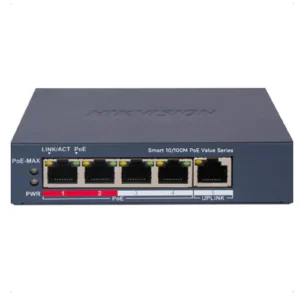 HIKVISION DS-3E1105P-EI/M Switch 4 puertos POE 45w gestionable