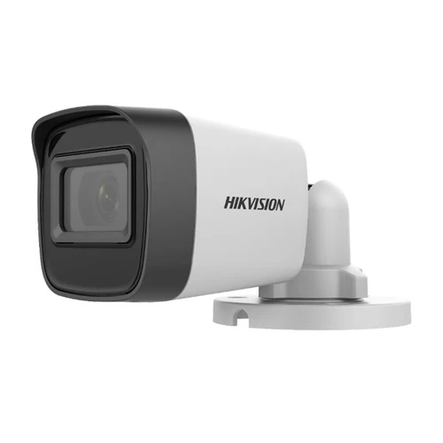 HIKVISION DS-2CE16H0T-ITPFS Cámara de seguridad análoga 5MP tubo 2.8mm IR20 audio